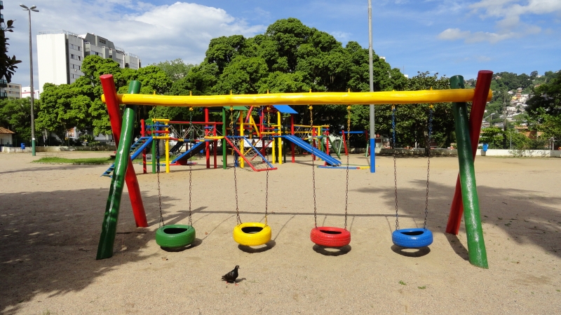 Parque Dona Tilinha, na Praça Getúlio Vargas